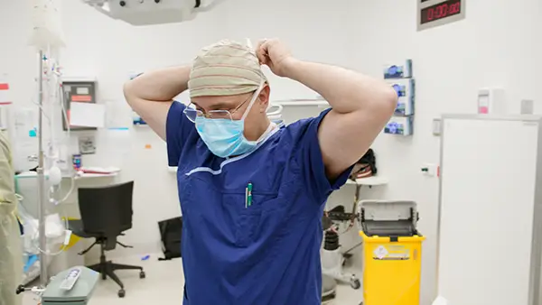 Preparing for surgery